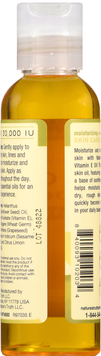 VIT E 30000 IU OIL 4 OZ NAT TRUTH