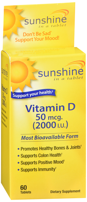 WINDMILL VITAMIN D 2000IU SUNSHINE TABLET 60CT