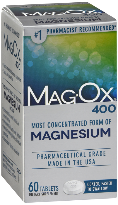 Mag-Ox 400 Magnesium 400mg Dietary Supplement Tablets 60ct