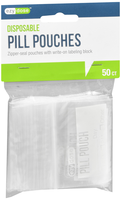 PILL POUCH 67050 PLASTIC DISPOS 50CT API