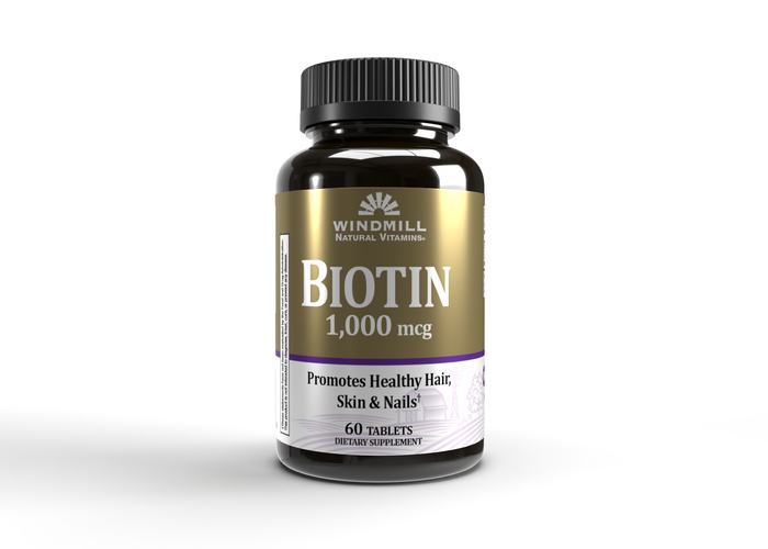 BIOTIN 1000MCG TABLET 60CT WINDMILL