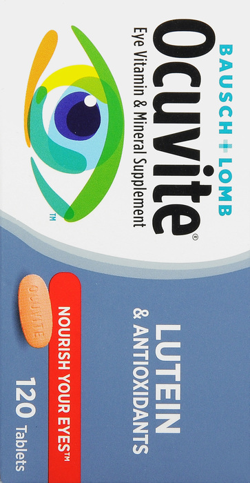 Bausch + Lomb Ocuvite Eye Vitamin & Mineral Supplement Tablets 120ct