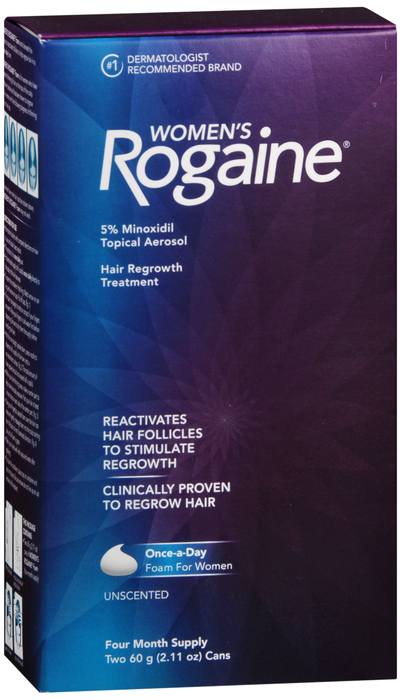 ROGAINE WOMEN 5% FOAM 4MONTH 2X2.11OZ