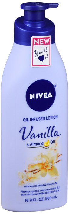 NIVEA OIL INFSD LOTION VNLA ALMND 16.9OZ