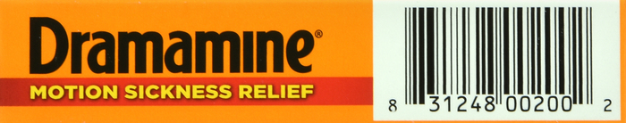 Dramamine Formula Motion Sickness Relief Orange Chewable Tablets 8ct