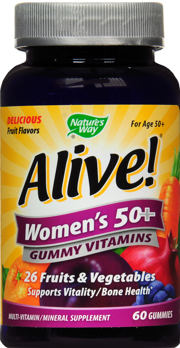 Alive! Women's 50+ Multi-Vitamin Gummies 60ct