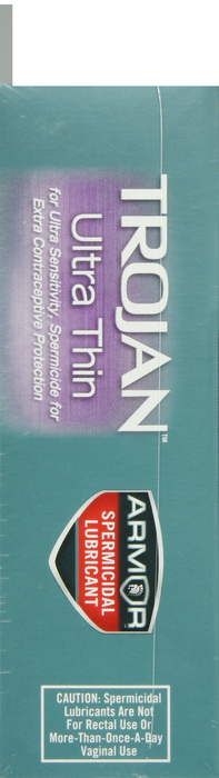 Trojan Ultra Thin Spermicidal Condom 12ct