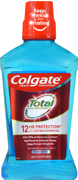 COLGATE TOTAL ADV MOUTHWASH P/MINT 500ML