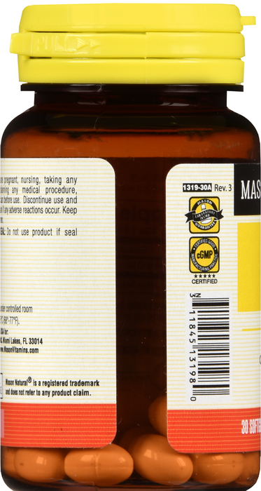 Mason Natural Co Q-10 100mg Softgels 30ct