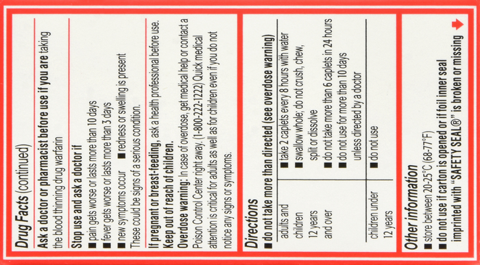 TYLENOL 8HR MUSCLE PAIN 650MG CAP 24CT