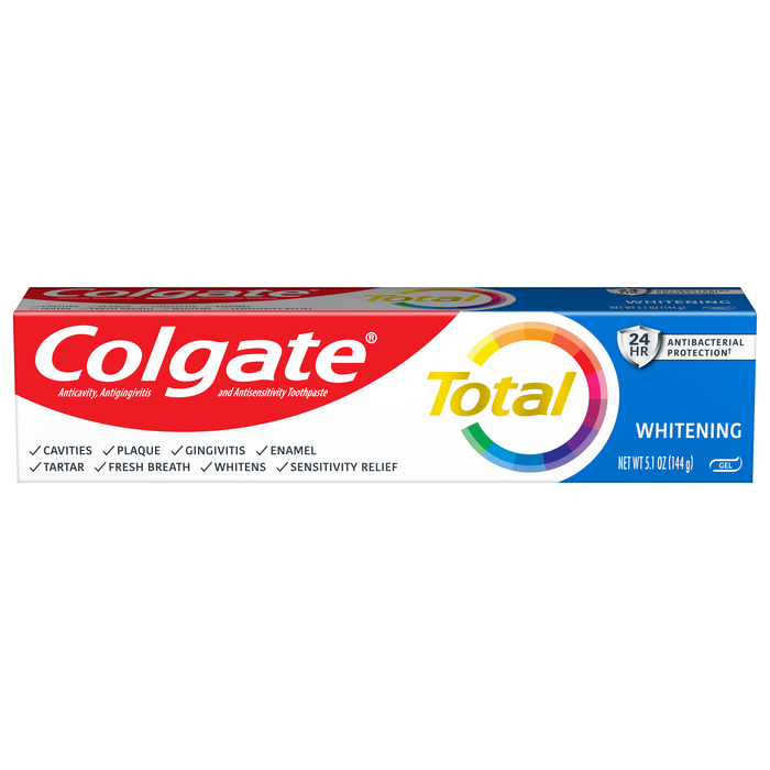 Colgate Total Whitening Gel Toothpaste 5.1oz