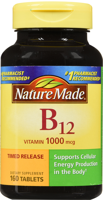 Nature Made VIT B12 1000MCG TABLET 160ct