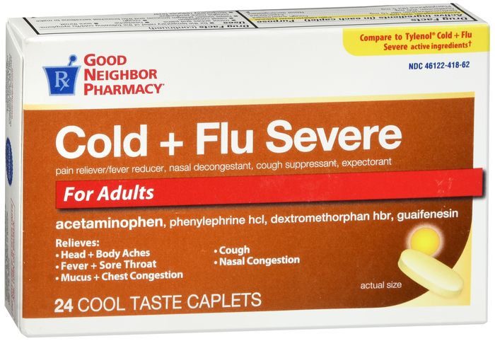 Good Neighbor Pharmacy Severe Cold & Flu Caplets 24ct