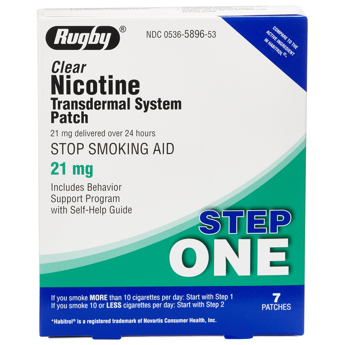 NICOTINE 21MG PAT 7 RUGBY