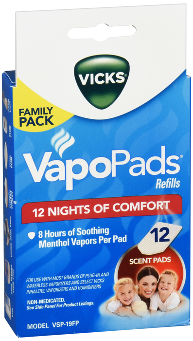 Vicks VapoPads Refills for Model VSP-19FP 12ct