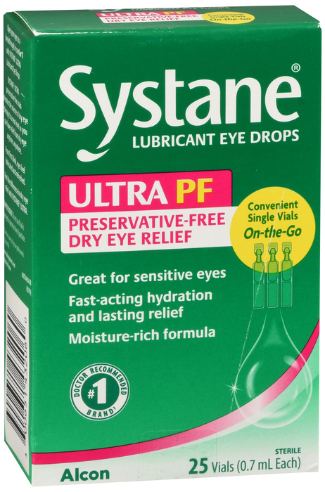 Systane Preservative-Free Ultra Lubricant Eye Drops 25ct