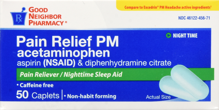 Good Neighbor Pharmacy Pain Relief PM Acetaminophen Caplets 50ct