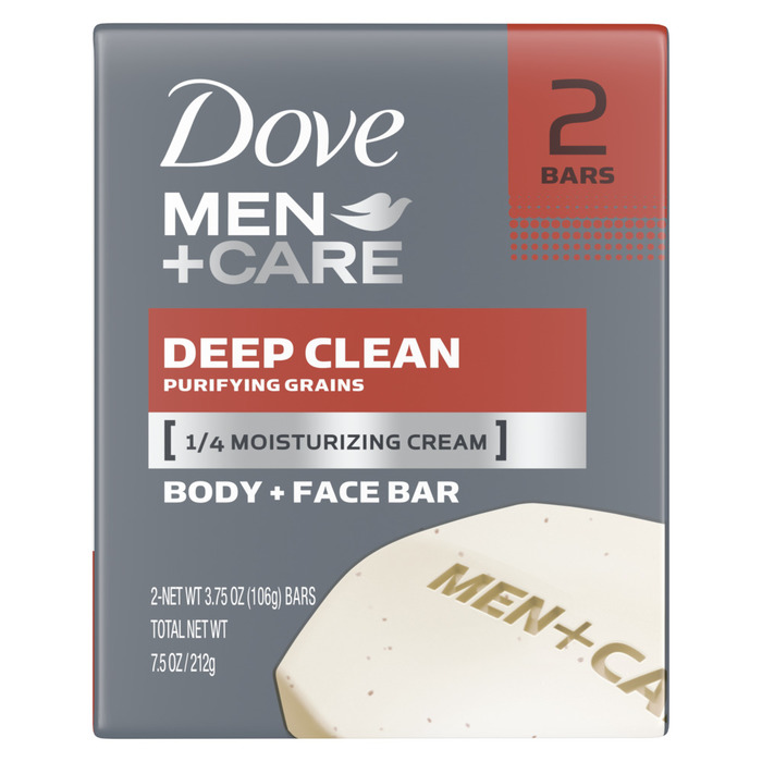 DOVE MEN+CARE 3IN1 DEEP CLN BAR 2X3.75OZ