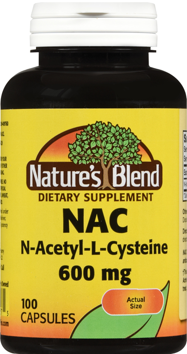 Nature's Blend NAC 600mg Capsules 100ct