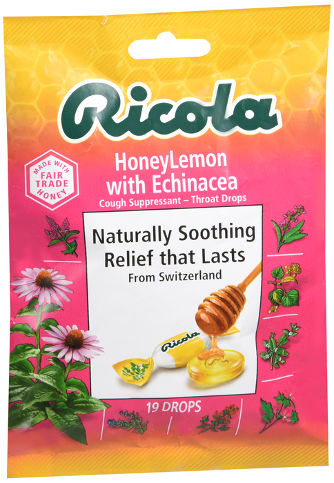 RICOLA BAG HONEY LMN ECHINACEA DRP 19CT