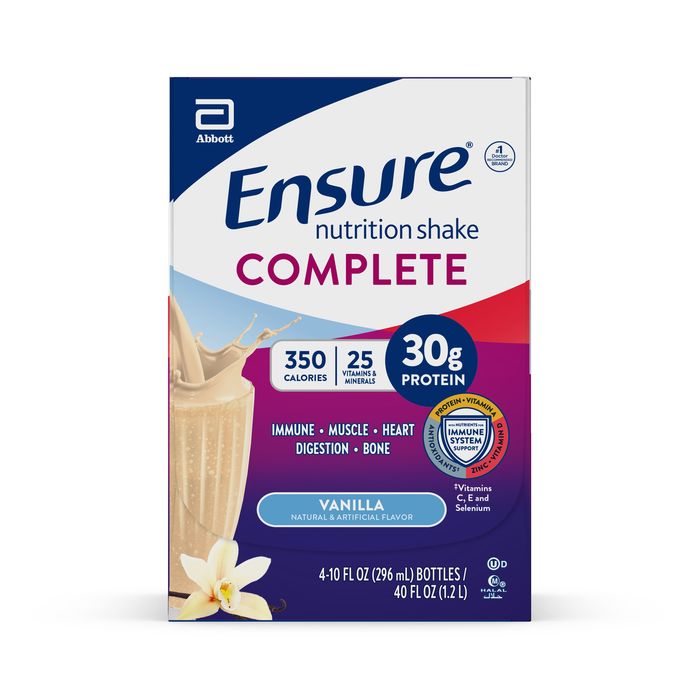 ENSURE COMPLETE VANILLA RETL 4X4X10OZ