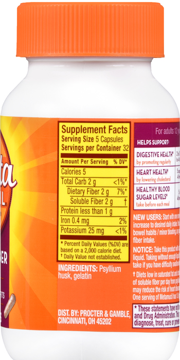 Metamucil Digestive Health Capsule 160ct