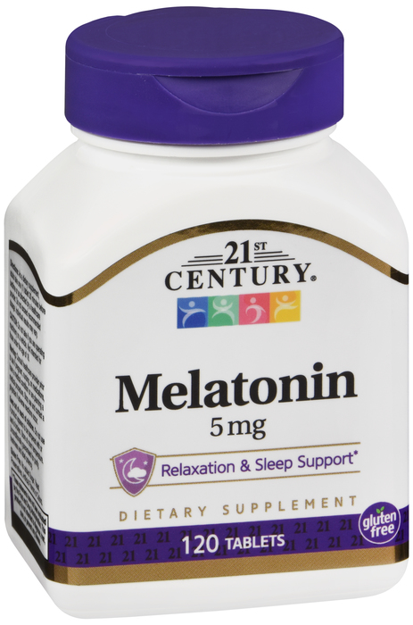 21st Century Melatonin 5mg Tablets 120ct