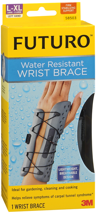 FUTURO WATER RESIST WRIST BRACE L/XL LFT