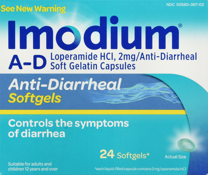 Imodium A-D Anti-Diarrheal Relief Softgels 24ct