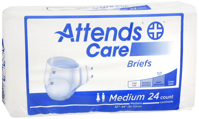 ATTENDS CARE BRIEF MEDIUM 4X24 CT