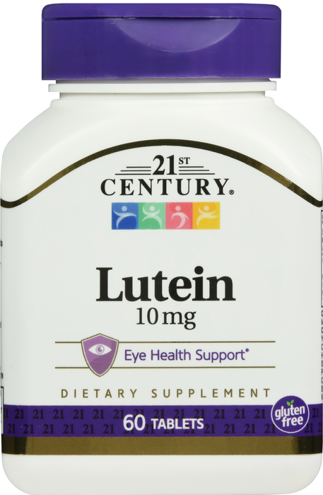 21st Century Lutein 10mg Tablets 60ct