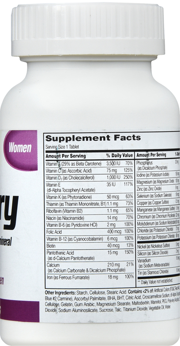 21st Century Sentry Women Multivitamins with Minerals Tablets 120ct