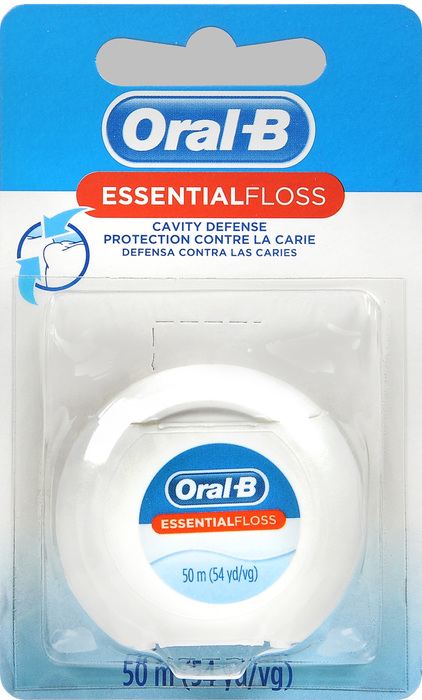 Oral B Essential Floss Waxed 55yd