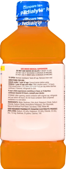 Good Neighbor Pharmacy Fruit Pediatric Electrolyte Liquid 6x33.8oz