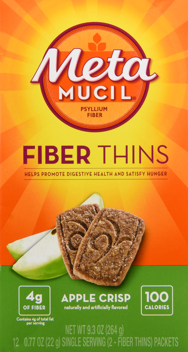 Metamucil Fiber Thins Apple Crisp 24ct