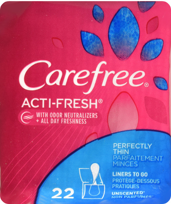 CAREFREE PNTLNR BDYSHP TOGO THIN 12X22CT