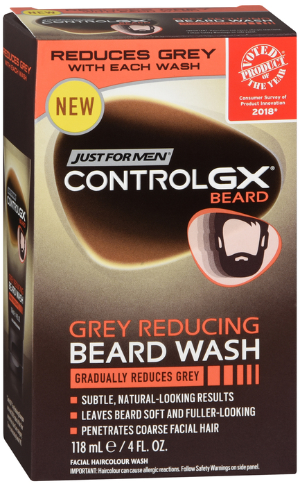 Just for Men Control GX Beard Grey Reducing Wash 4oz