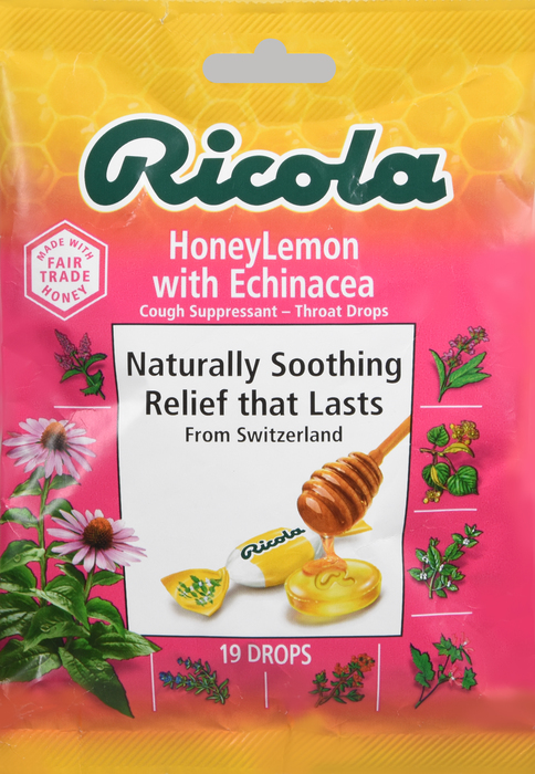 RICOLA BAG HONEY LMN ECHINACEA DRP 19CT