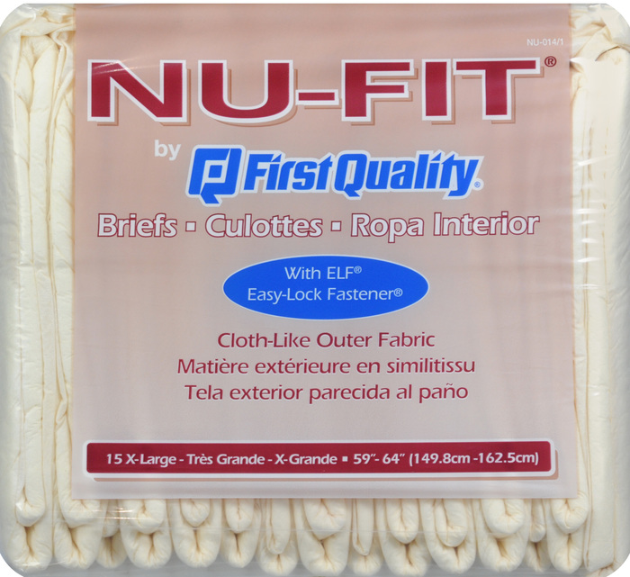 NU-FIT Brief XL 59-64" 4x15ct