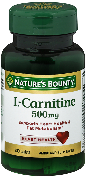 L-CARNITINE 500MG TAB 30CT NAT BOUNTY