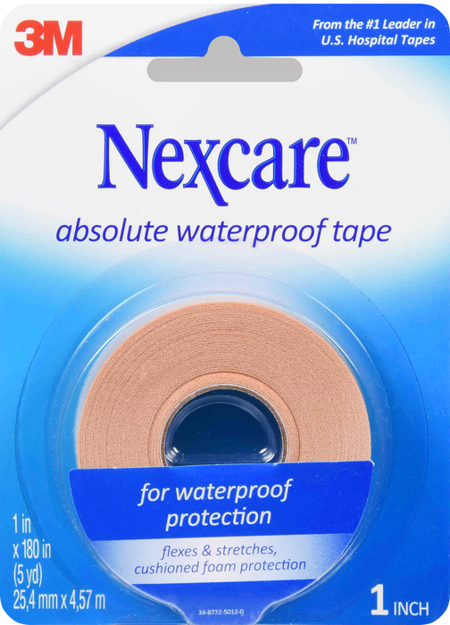 Nexcare Hospital Grade Waterproof First Aid Tape 1 in x 180 in 1ct