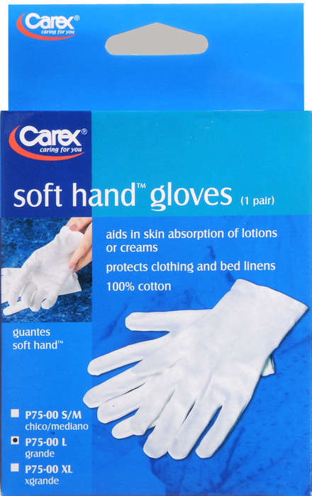 Carex Soft Hand Gloves, Large 1ct