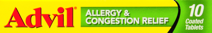 ADVIL ALLERGY CONGEST RELIEF TABLET 10CT