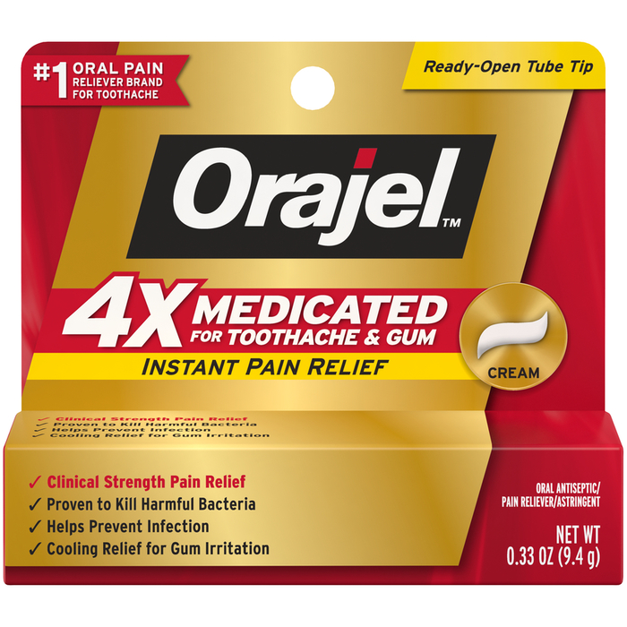 Orajel 4X Medicated Oral Pain Gel 0.33oz