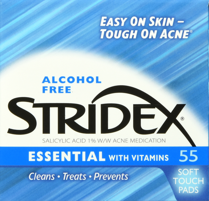 STRIDEX ESSENTIAL CARE PAD 55CT