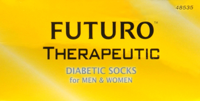 FUTURO DIABETIC SOCKS MILD WHT SM M/W