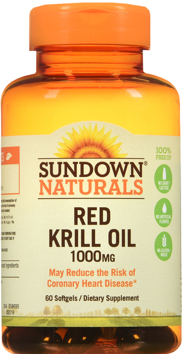 KRILL OIL 3XSTR 1000MG SFTGL 60CT SUNDWN