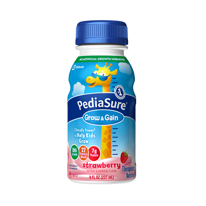 PEDIASURE SHAKE INST BOTTL STRAW 24X8OZ