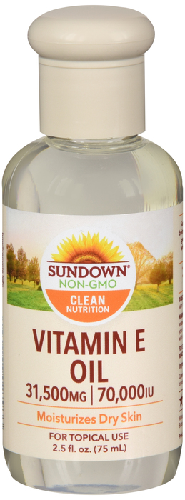 SUNDOWN NATURALS VITAMIN E OIL 70000IU LIQUID 2.5OZ