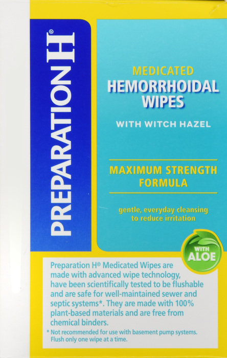 PREPARATION H WIPE 96CT